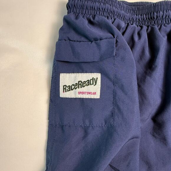 Vintage RaceReady Women's Long Distance MicroMove Running Shorts Blue USA Medium - Picture 3 of 10